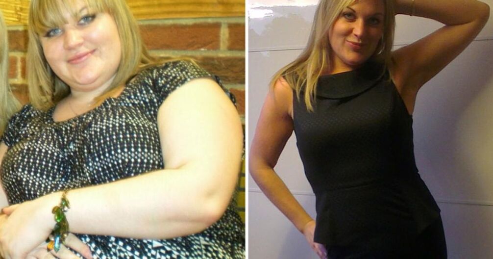 fotografije pred in po lenobni dieti