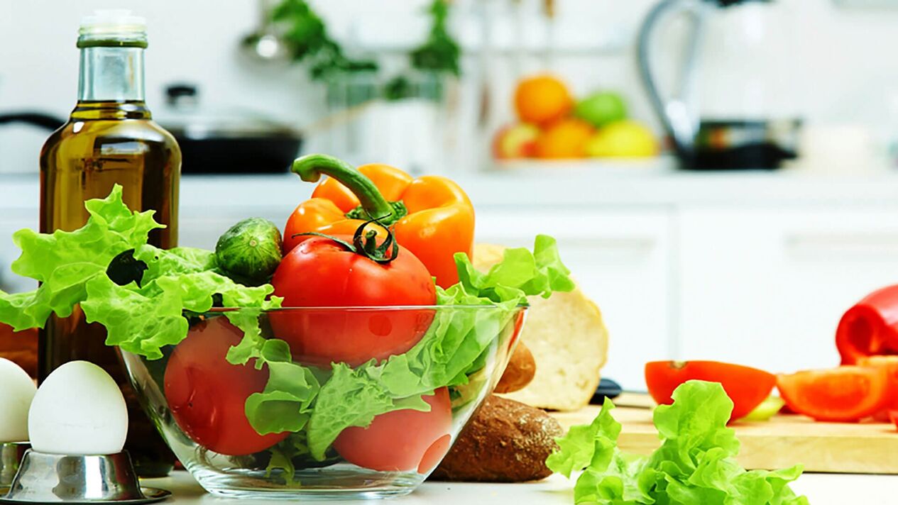 Prehrana za sladkorno bolezen tipa 2 mora vključevati veliko zelenjave