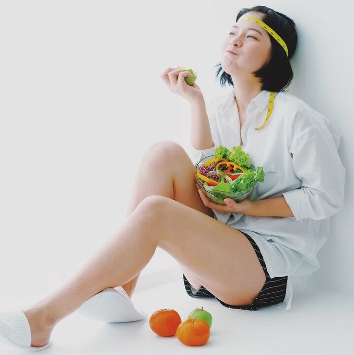 sveža zelenjavna solata jed japonska dieta hujšanje